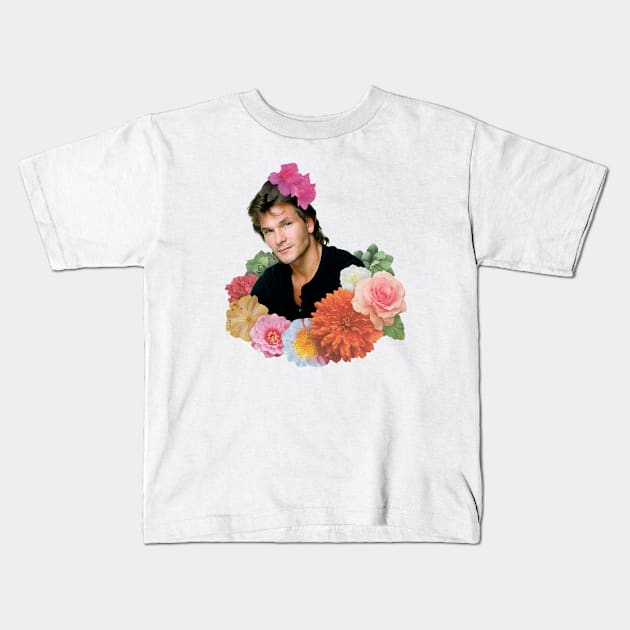 Patrick Swayze Kids T-Shirt by luliga